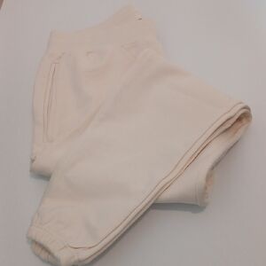 Women's Cream Joggers 100% Cotton Made in Portugal